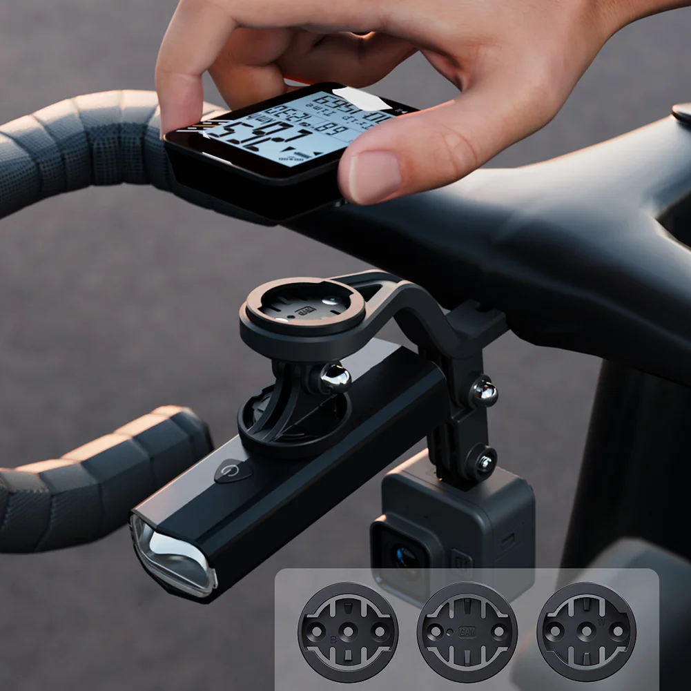 

Встроенное крепление на руль шоссейного велосипеда для Garmin для Bryton для Wahoo с несколькими основами адаптера и держателем для камеры