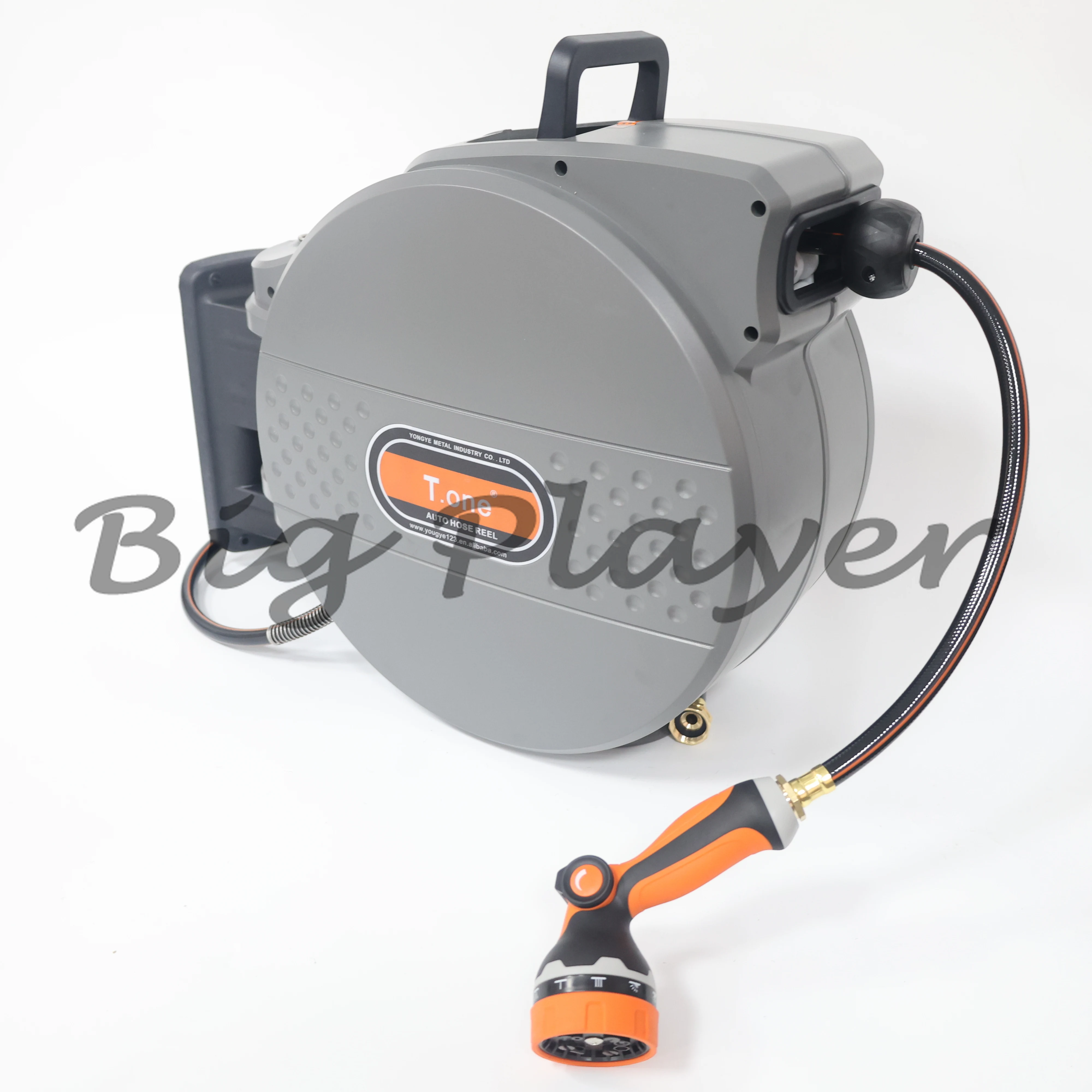 Wall-Mounted Automatic Retractable Garden Hose Reel - 180° Rotatable Irrigation System with Anti-Kink Water Hose