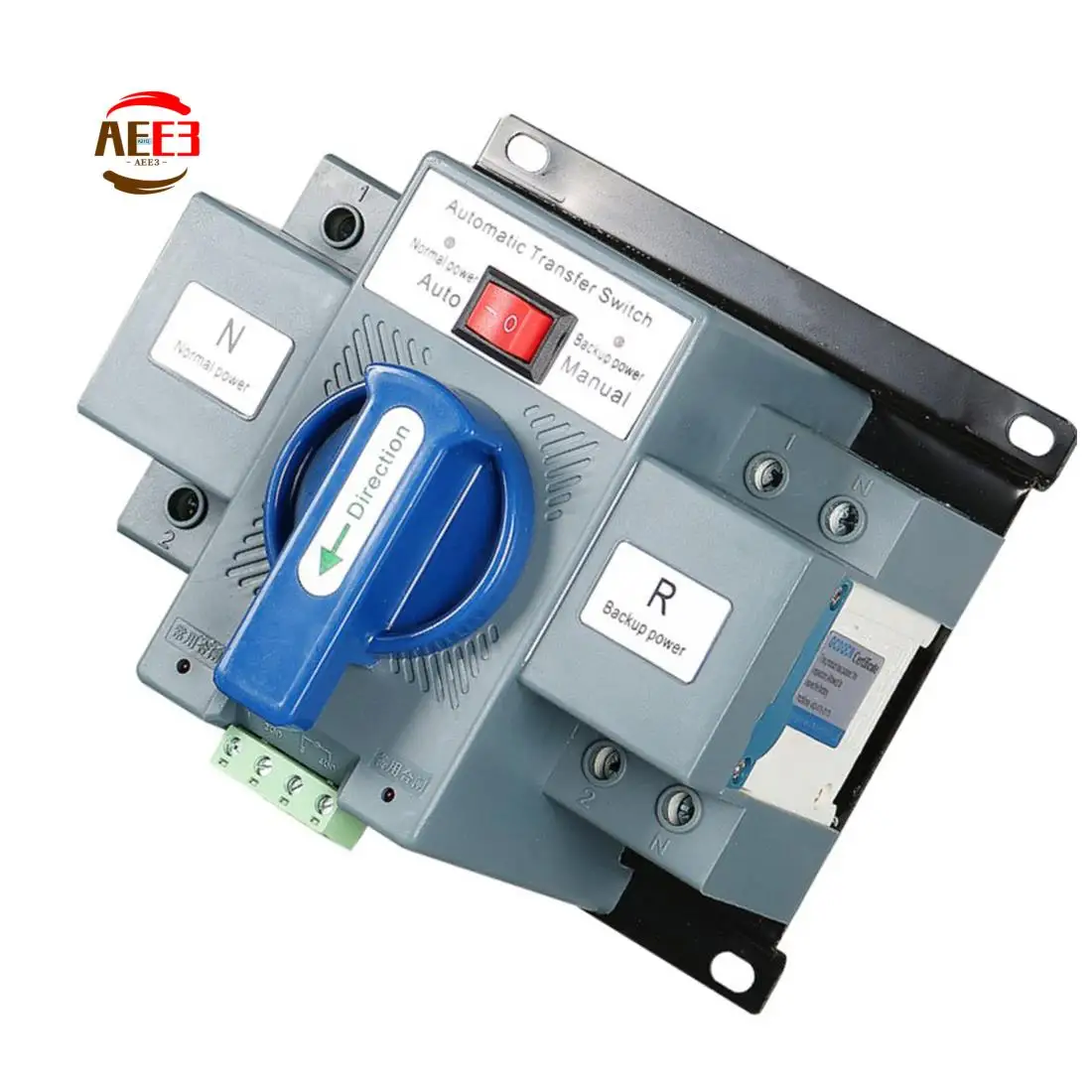 

AEE3-2P 63A 230 В MCB Тип двойного питания Автоматический резервный переключатель ATS Номинальное напряжение 230 В Номинальная частота 50/60 Гц