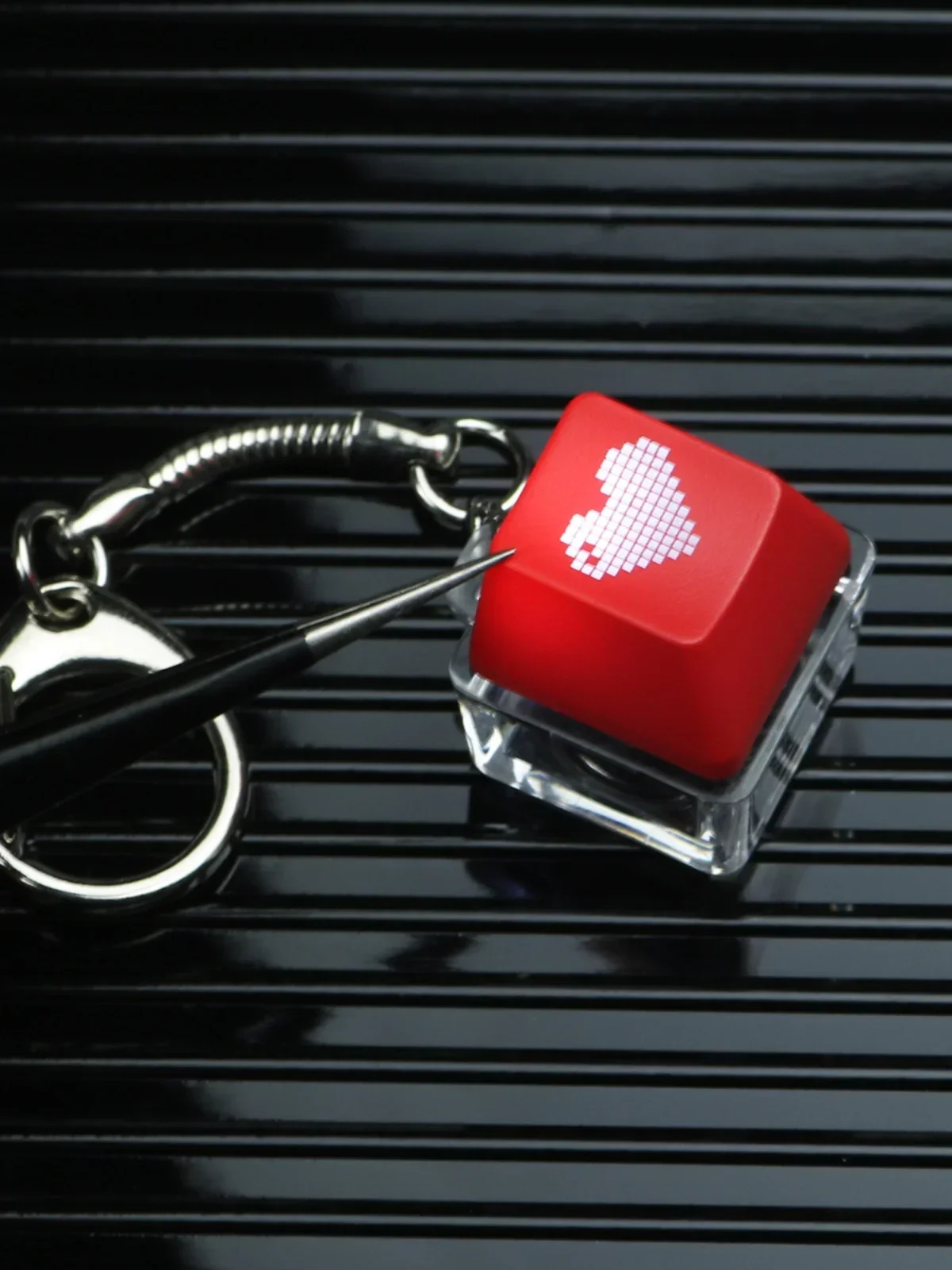 Axle tester cherry cherry G axis green plus light keychain pendant, decompression mechanical keyboard switch