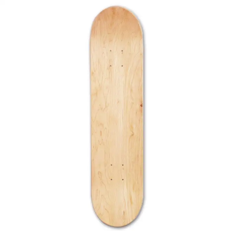 8-Inch DIY Skateboard Deck, High-Quality 8-Layer Maple Wood Construction, Double Concave Shape, Fully Customizable Longboard