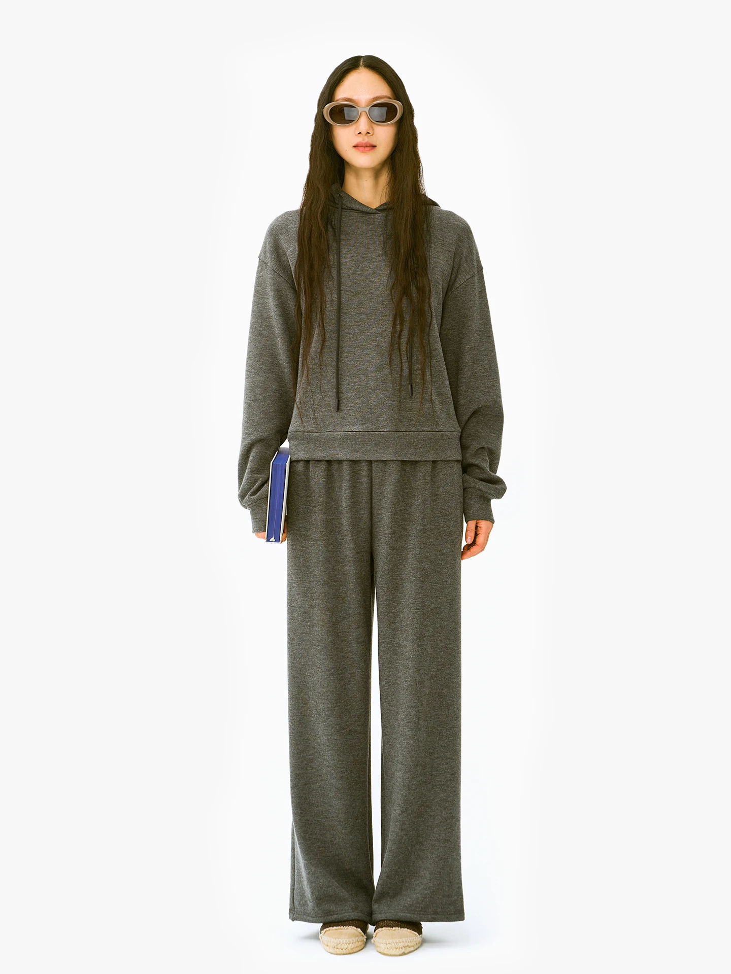 

Comfortable Straight Leg Pants Faionable ey Casual Sports Trousers New Arrival Spring 2026 Lin Zhi Ladies Faion
