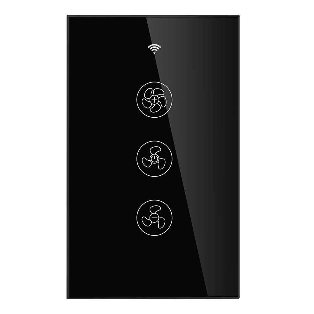 WiFi RF433 Smart Decke Fan Schalter Smart Leben/Tuya App 2/3 Weg control Drahtlose Fernbedienung Arbeitet mit Alexa und Google