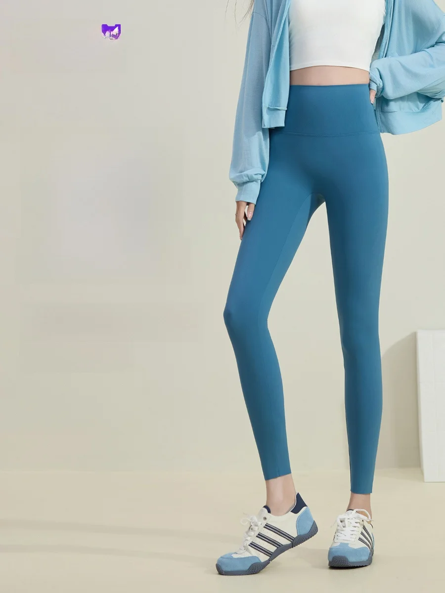 2025 neue frauen arkskin Hosen Dünne Enge Basis Schicht Yoga Hosen Hohe Version Lange Länge Frühling Herbst Tragen Oberbekleidung