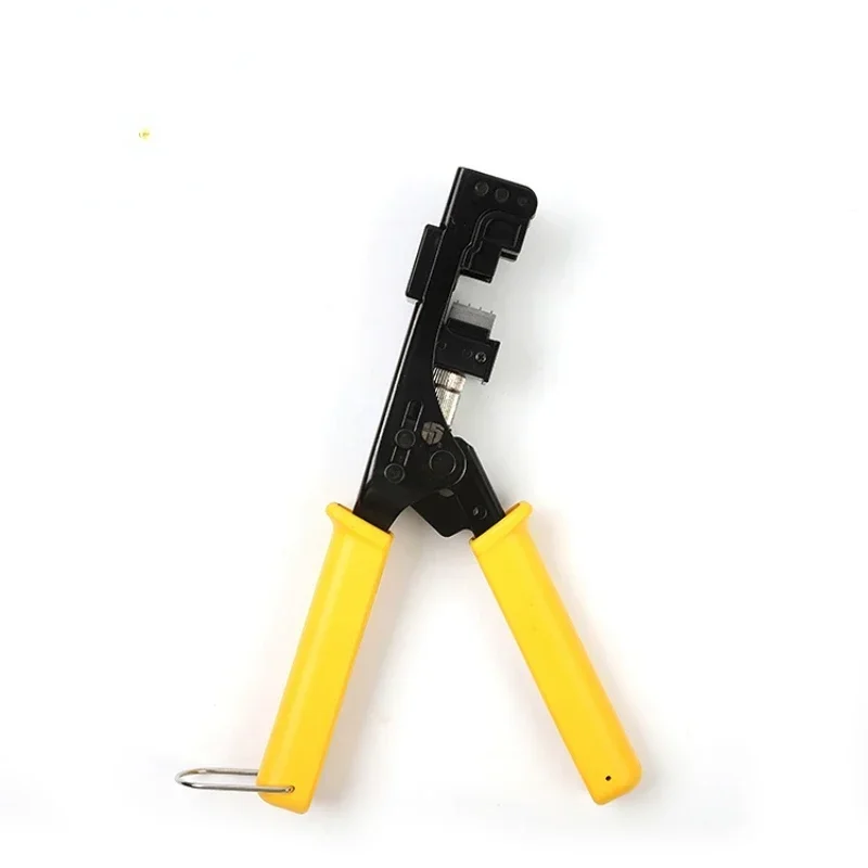 for  90 Degree RJ45 Keystone Jack Crimping Terminal Hand Tools With Ergonomic Handle