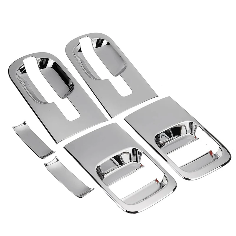 4Pcs For Hyundai H1 Grand Starex I800 Iload/Imax Chrome Door Outer Handle Cover Exterior Parts Auto Replacement Parts