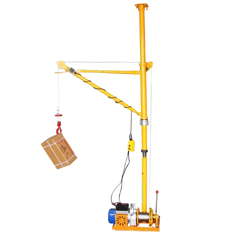 Indoor crane home decoration feeder small electric lifting crane for doors and windows