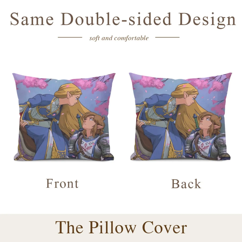 Zeldas-Legended-Hot-Game Pillow Case SoftCushion Cover For Home Decor Easy To Clean