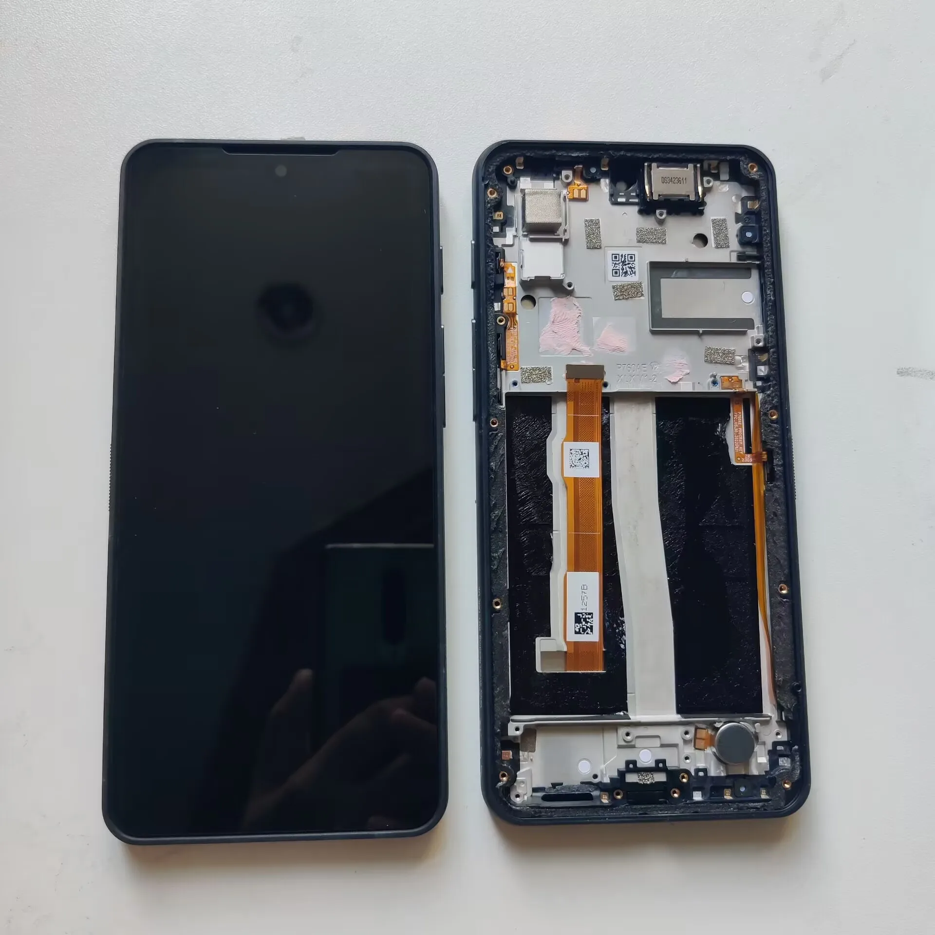 New For Caterpillar CAT S75 6.58'' Phone LCD Display Digitizer Assembly With Frame Touch Screen Panel Glass Repair Parts