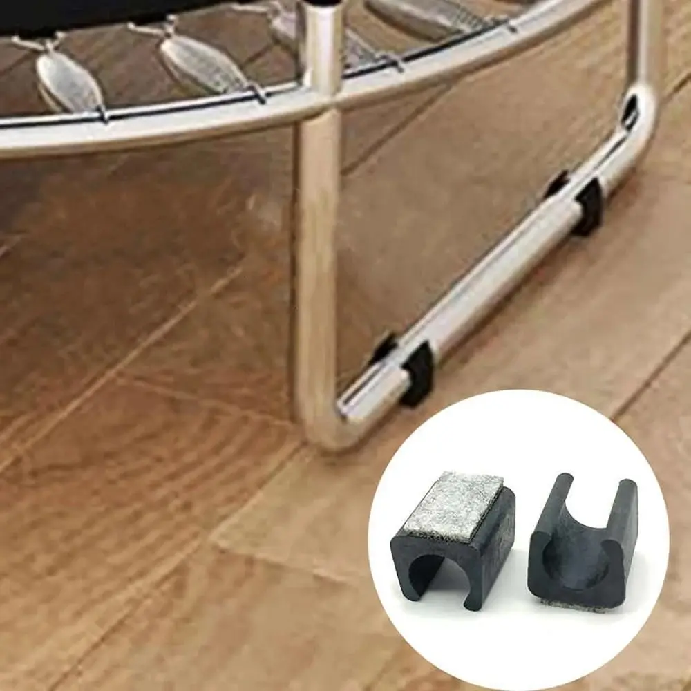 8pcs NEW with Felt Pad Chair Leg Cover No Scratches Slide Smoothly Chair Leg Tips Caps No Noise Floor Glides Office