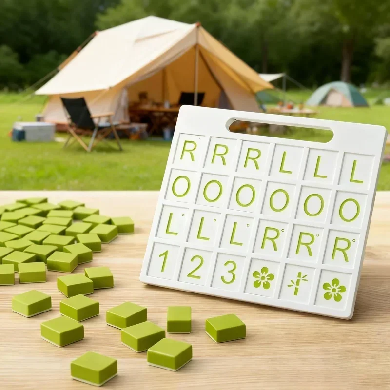 Portable 24-Slot Mahjong Practice Board Training Board for Strategy Learning & Skill Improvement