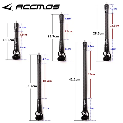 양궁 복합 활 탄소 안정제 밸런스 바 안정제 6''/8''/10''/12''/15