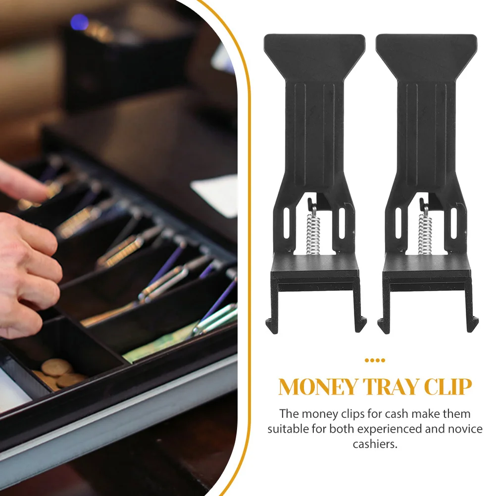 

10Pcs Money Tray Clips Register Clamps Heavy Duty Cash Drawer Fixing Clips Money Tray Replacement Clip