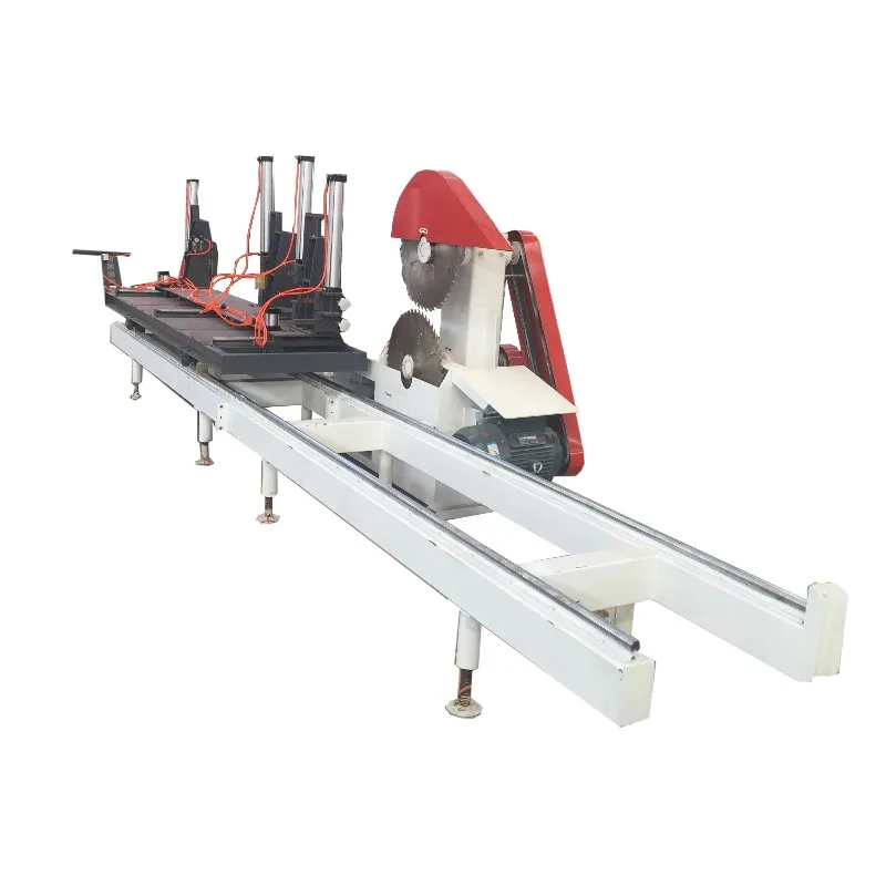 Slide Table Saw Wood Double Blade Table Saw Log Slide Cutting Machine Price