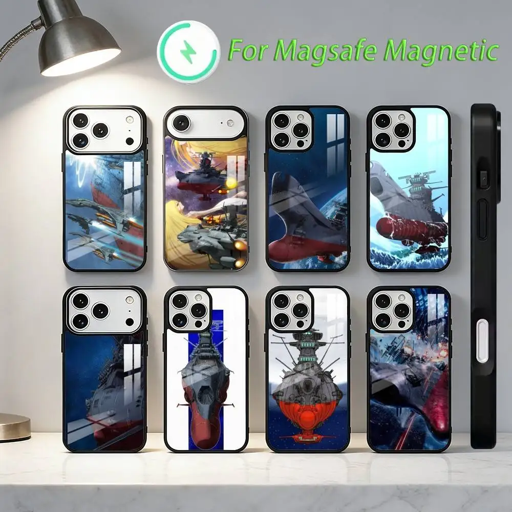 

S-Space Battleship Yamato Phone Case For iPhone17,16,15,14,13,12,11,Plus,Pro,Max For Magsafe Wireless Charging