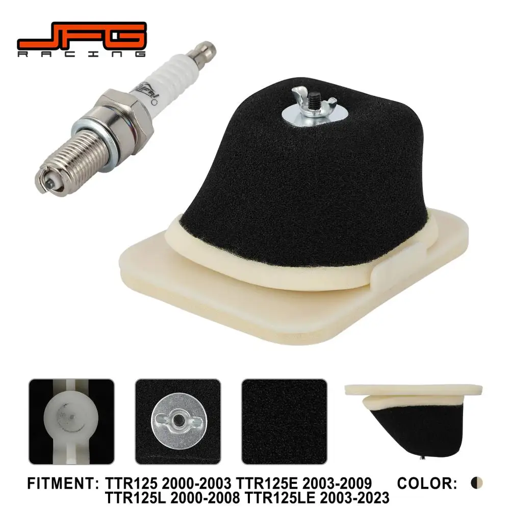 لياماها TTR125 TTR125L TTR125E ملف الإشعال شرارة التوصيل مجموعة فلتر الهواء ebike اكسسوارات الدراجات النارية موتوكروس مجموعات الترابية دراجة