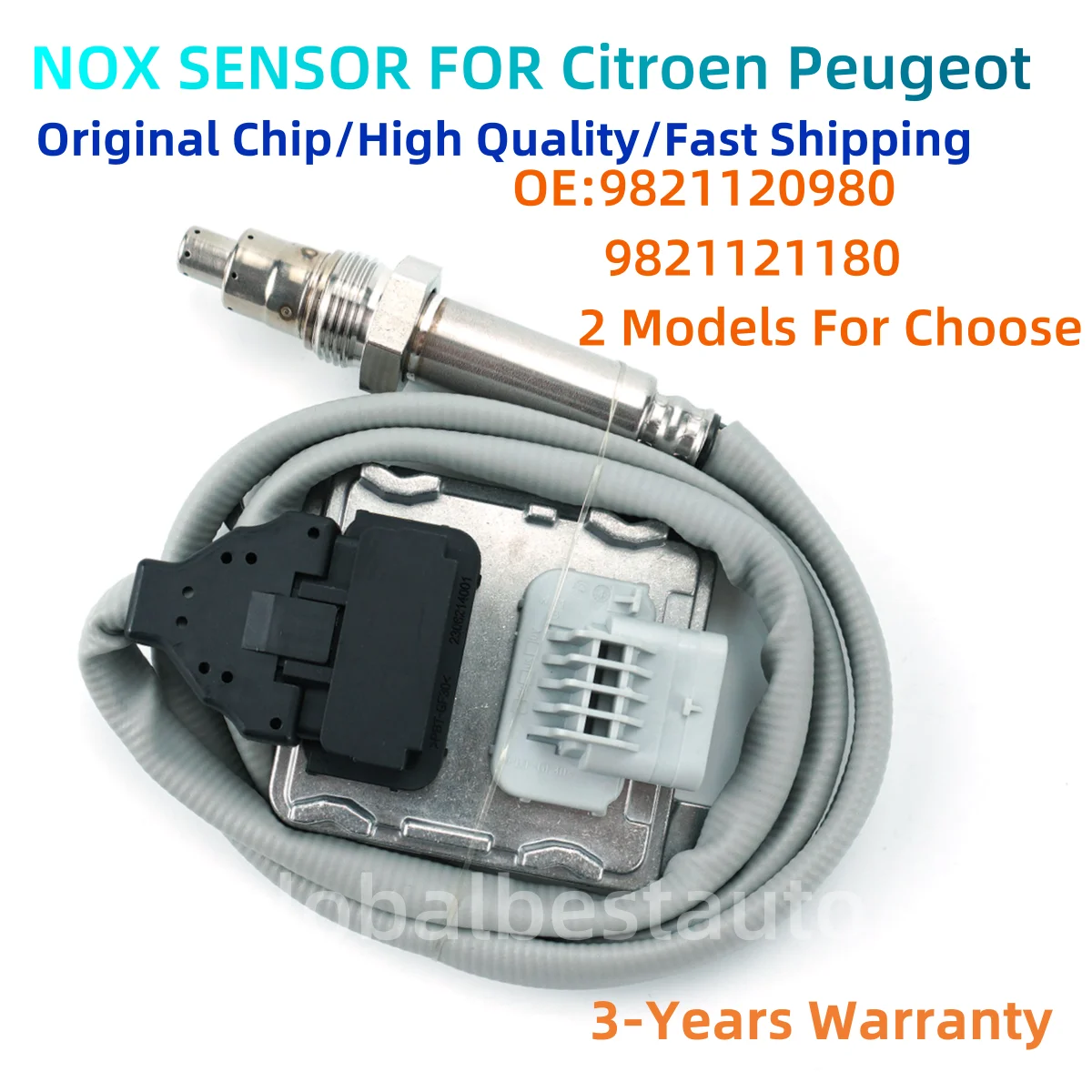 NOx Sensor 9821120980/9821121180 Original New Nitrogen Oxygen Sensor For Citroen C3 C4 5008 Peugeot 208 308 1.6 2.0 HDi BlueHDi