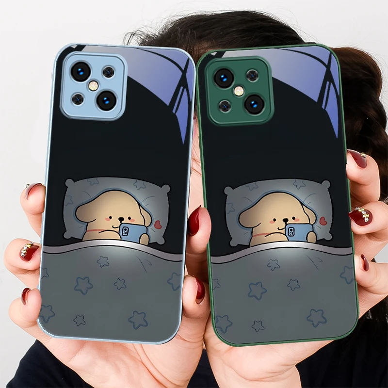 البقاء متأخر الكلب الذكور ل Find X5 X3 لايت رينو 6 4Z 5G ممن لهم A72 79 73 58 A54S OnePlus Nord N200 الزجاج المقسى جراب هاتف