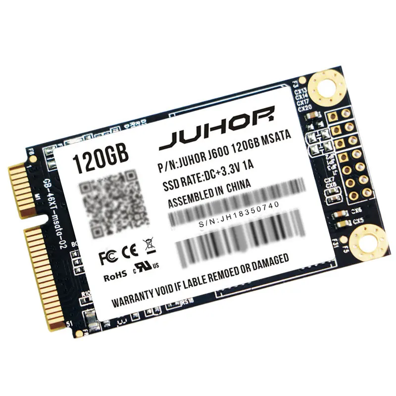 JUHOR 64GB 128GB 256GB SSD mSATA interface