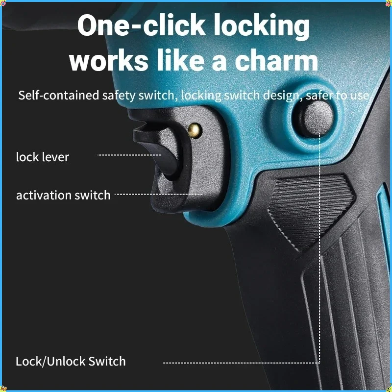 Ich habe mich um ° C Temperaturregelung Heißluftpistole Schnurlose Handheld Heißluftpistole mit LED-Anzeige Löten Thermobläse Neu 18V