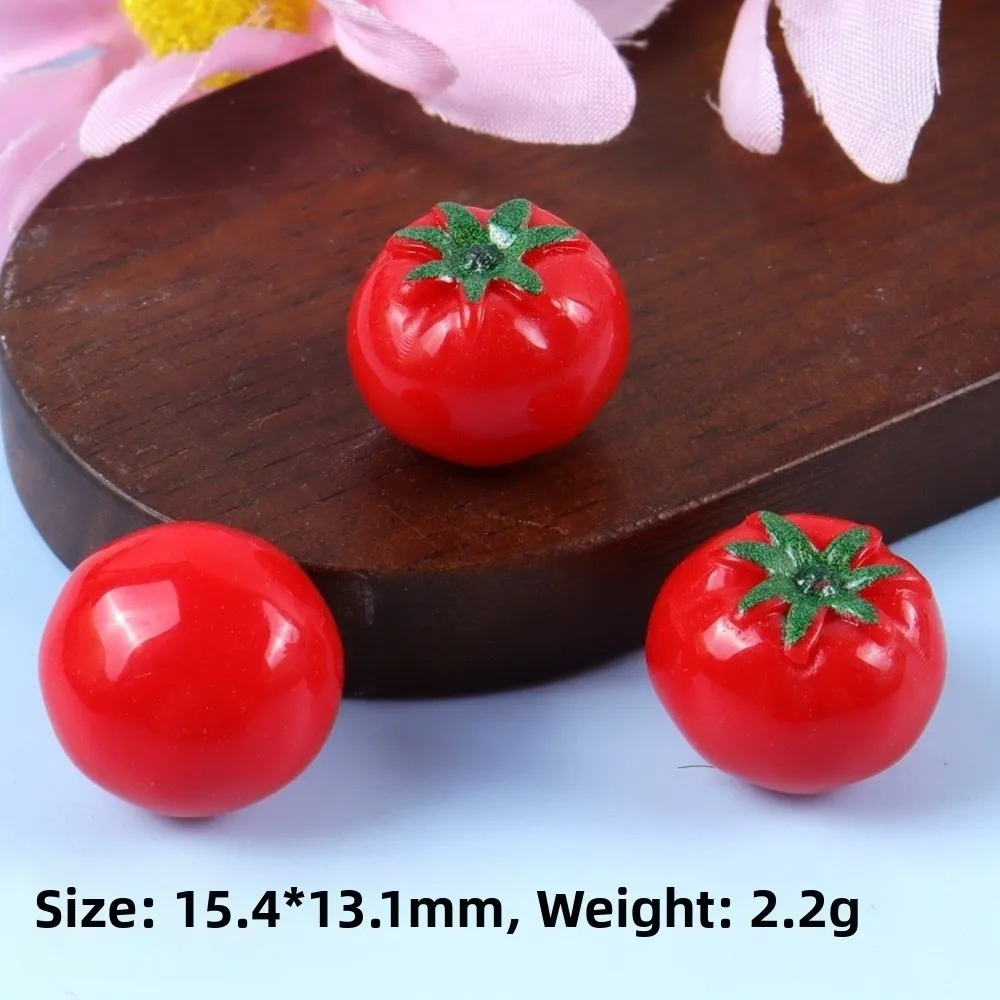 10pcs Cute Resin 3D Fruit Model 3D Shape Green Red Fruit DIY Dollhouse Accessory Mango Pear Miniature Food Dollhouse Craft