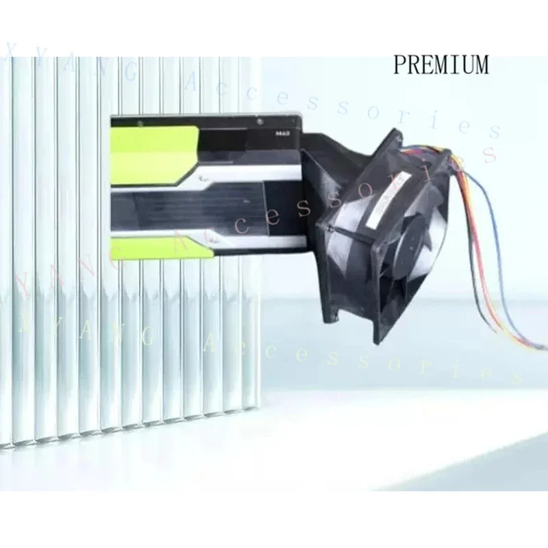 N+ Modified 9CM High-RPM Cooling Fan Kit for NVIDIA P40 M40 P100 Accelerator Cards