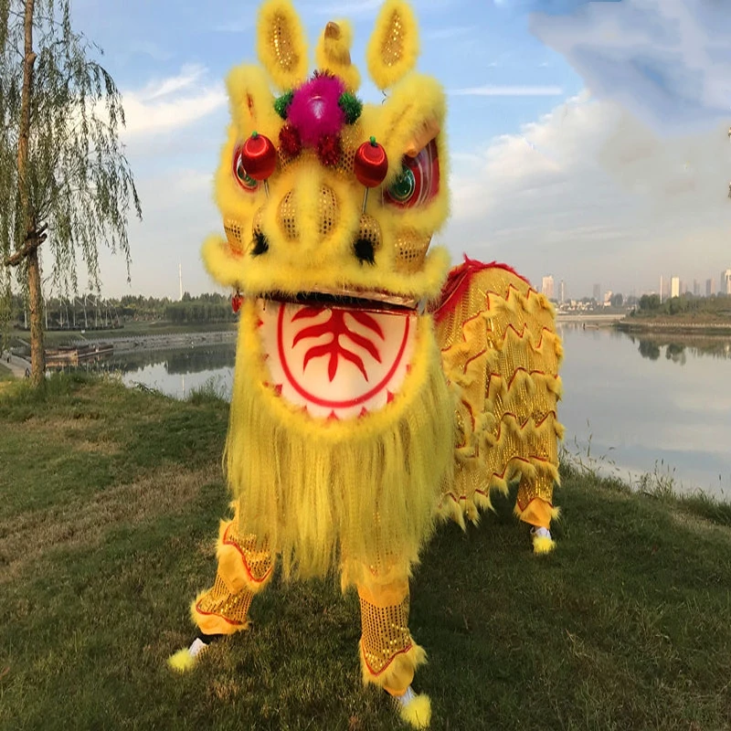 Chineses Lion Dance Costume traditional School party cosplay costume Adult size lion costumes