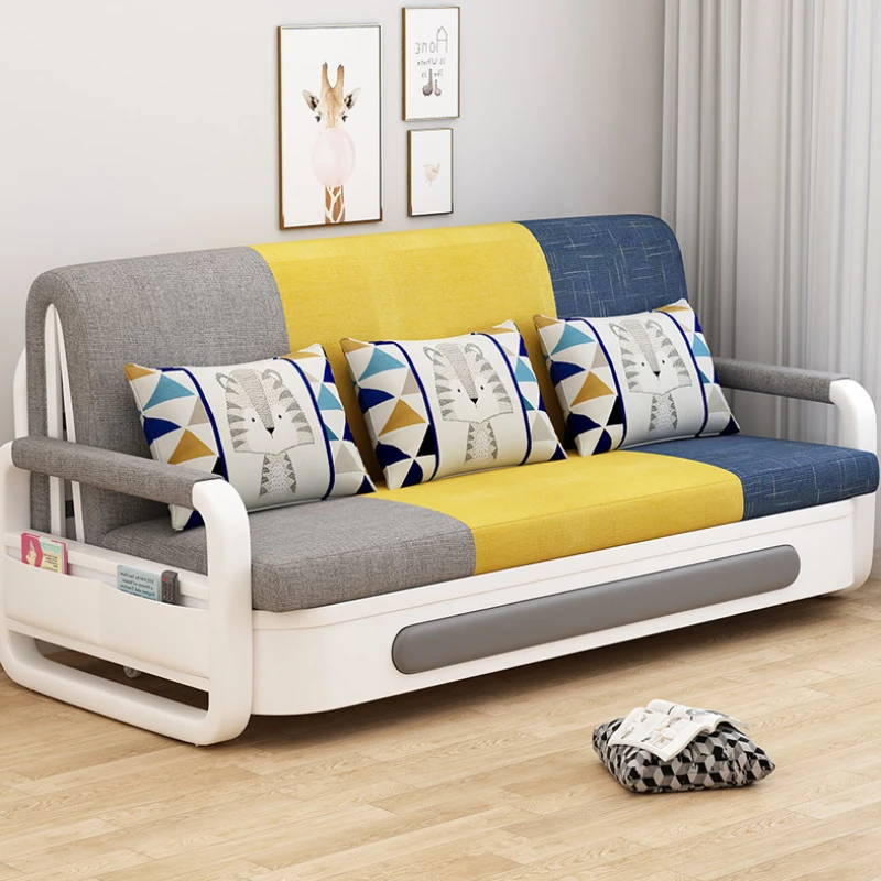 

Fancy Simple Sofas Beds Square Storage Foam Modular Modern Sofa Bed Living Room Foldable Designer Divano Letto Salon Furniture