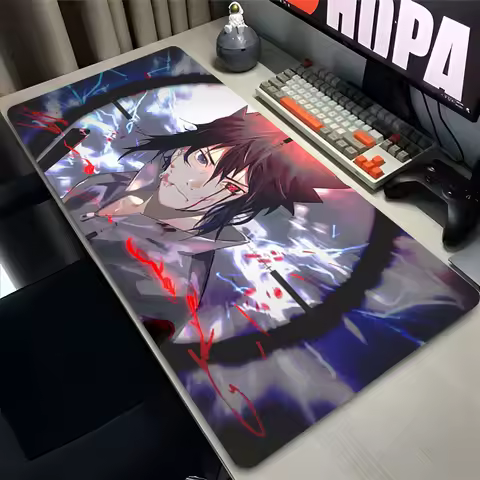 Mouse Pad Gaming Deskmat Laptop Office Mousepad Desk N-narutoS Sasuke Decor Extended Mouse Pad Keyboard Mat Oversize Desk Pad