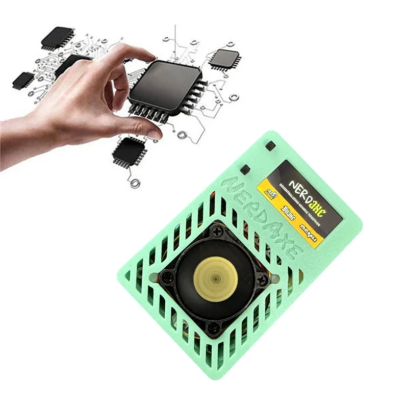 Nerdaxe Mineiro Com Display Nerdminer 500Gh/S BM1366 S19XP ASIC Bitaxe Bitcoin Micro-Miner Loteria Mineração Mineiro