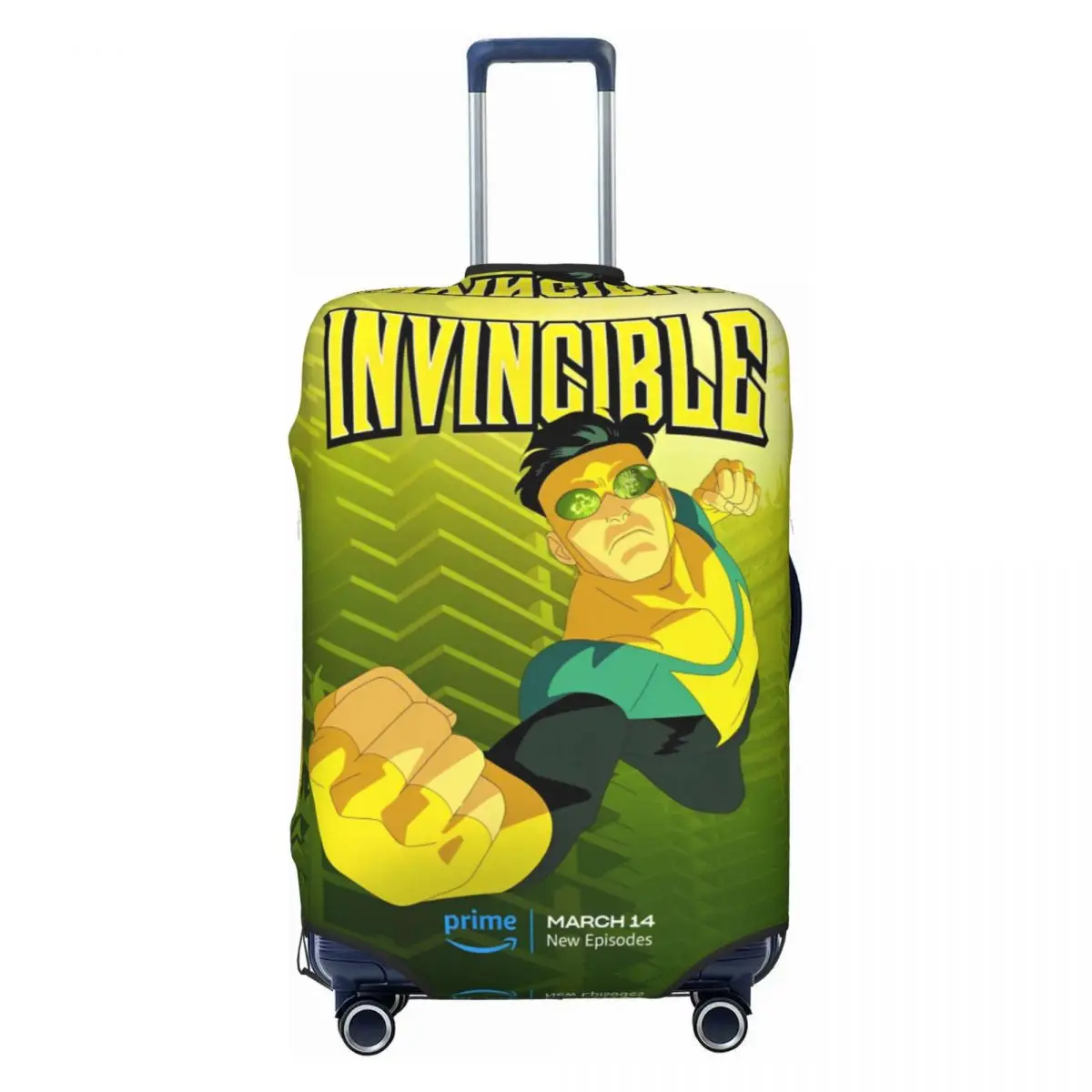 

Invincible Hero Manga Mark Grayson Suitcase Cover Business Vacation Useful Luggage Case Protector