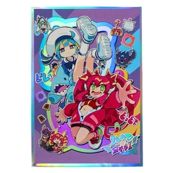 Fundas para tarjetas de Anime con impresión artística de gemelos, Protector de tarjetas YGO, PTCG, 50 piezas, 63x90mm