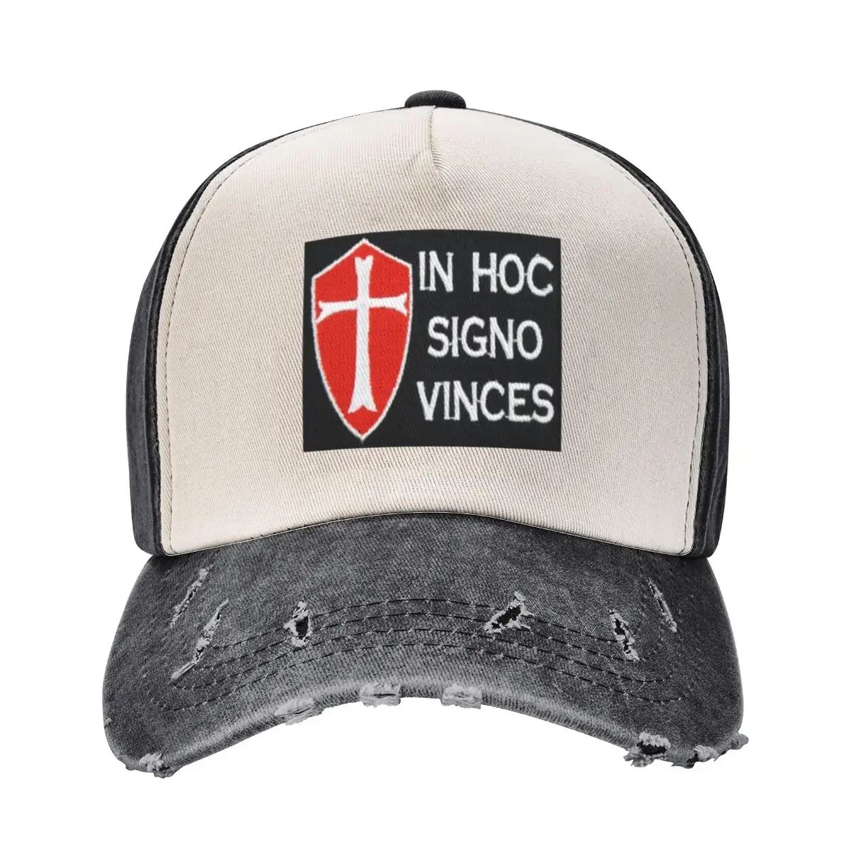 In Hoc Signo Vinces Christianity Baseball Cap Trucker Hat Golf Woman Men's