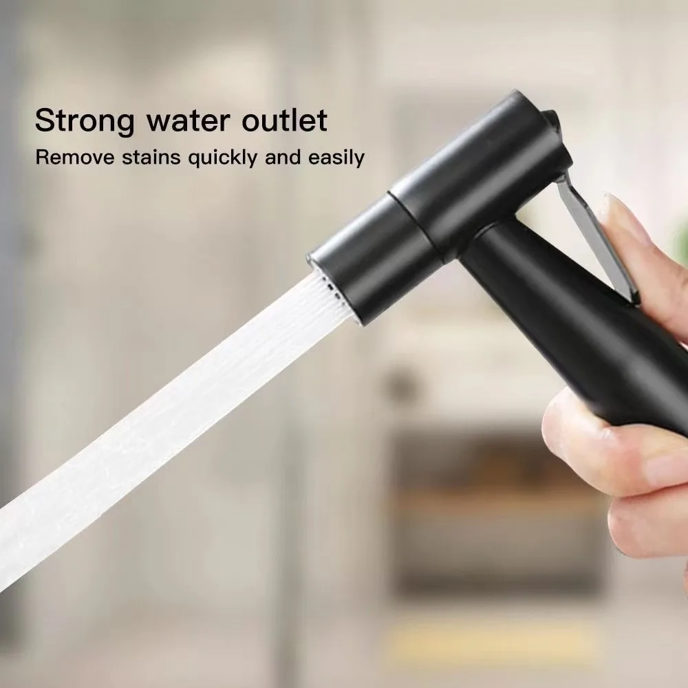 

Stainless Steel Toilet Bidet Spray Set Multi-functional High Pressure Toilet Sprayer Handheld Faucet 1 In 2 Out Shower Head Kits