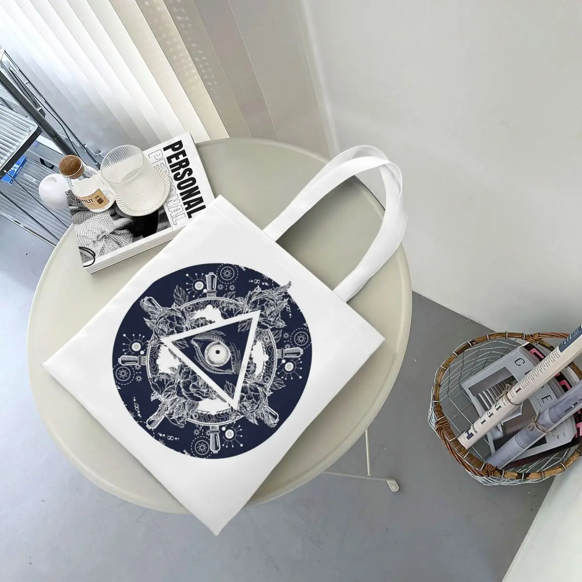 

Illuminati All Seeing Eye Сумки для покупок Холщовая большая сумка Складная женская сумка через плечо Дорожная сумка