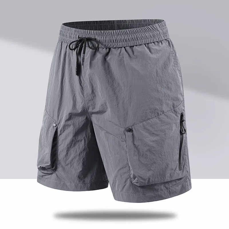 Mens basketball Casual Shorts with Pockets Basic Solid Color Running Short Pants Beach Shorts Men Summer Jogging Streetwear
