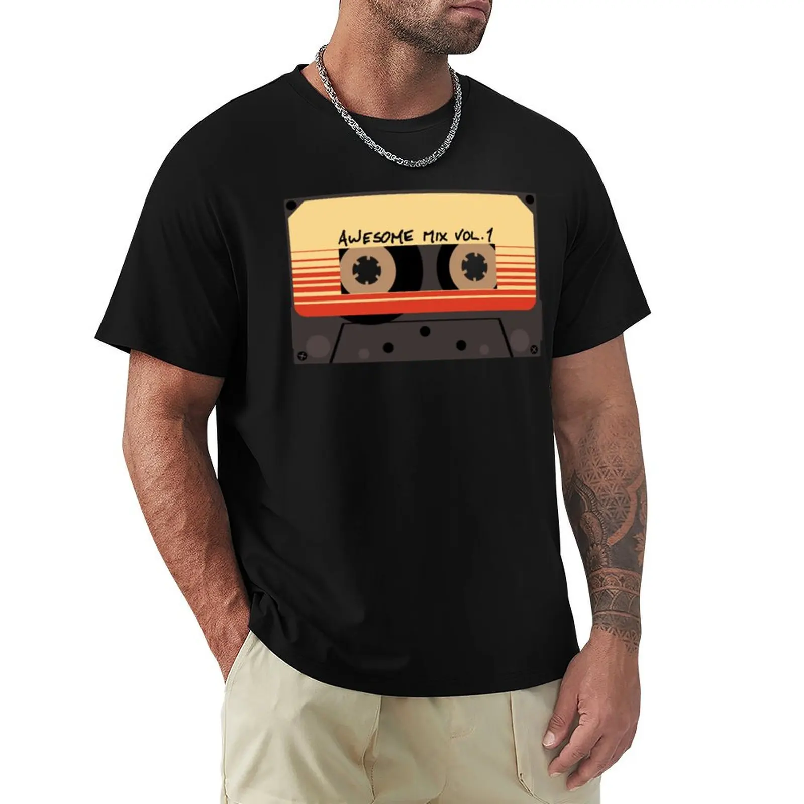 Awesome Mix Vol 1 T-Shirt Anti-Pilling Casual T-Shirt