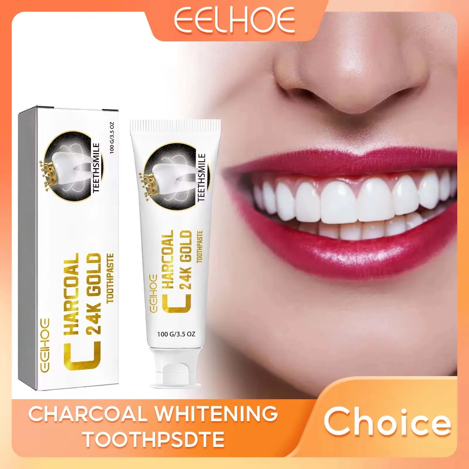 Charcoal Toothpaste Teeth Whitening Deep Cleansing Teeth Stains Removal Oral Odor Removal Bleaching Teeth Brightening Toothpaste