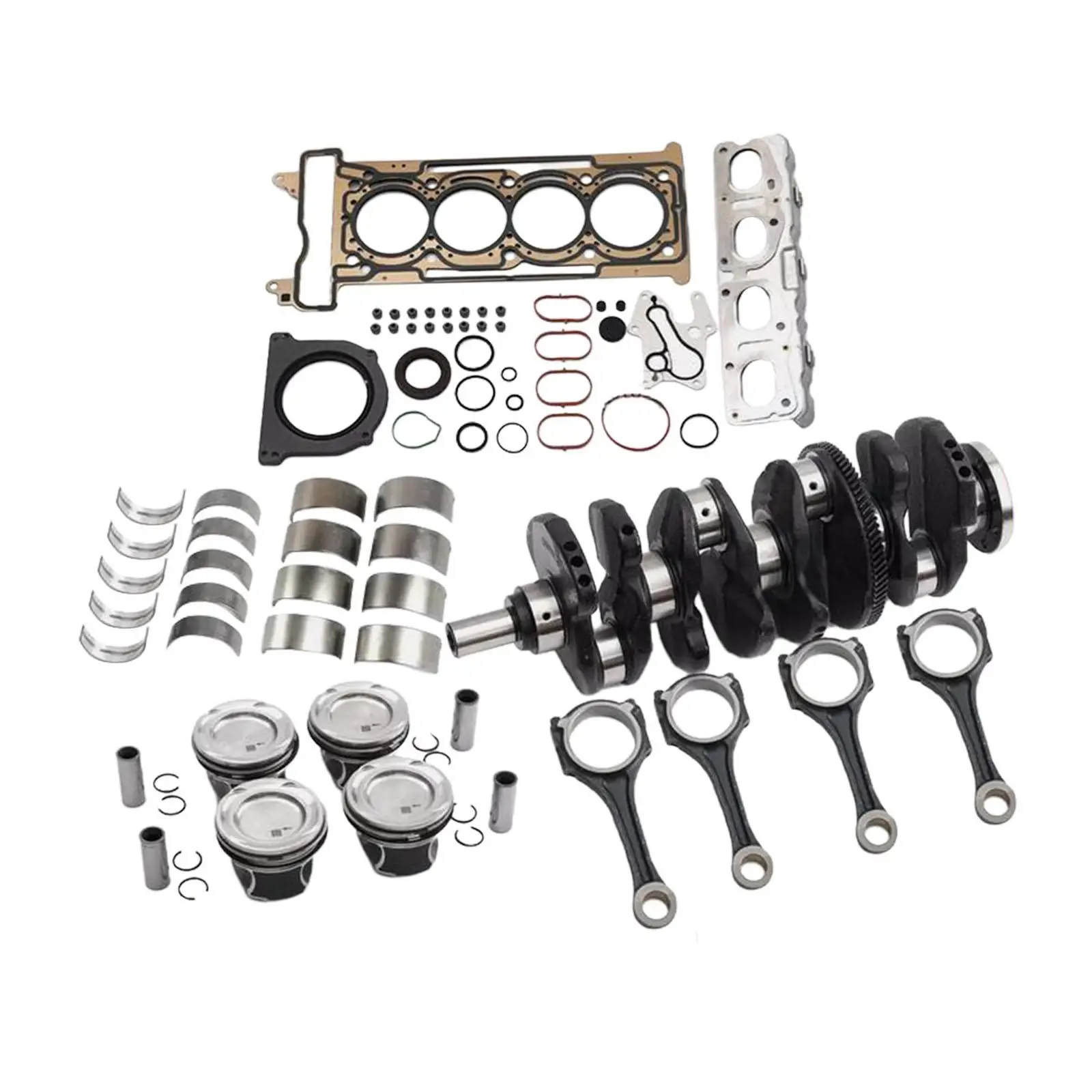 Engine Overhaul Rebuild Kit Replacement 2700300024 for Mercedes-benz CLA250 GLA250 Lightweight Spare Parts Easily Install