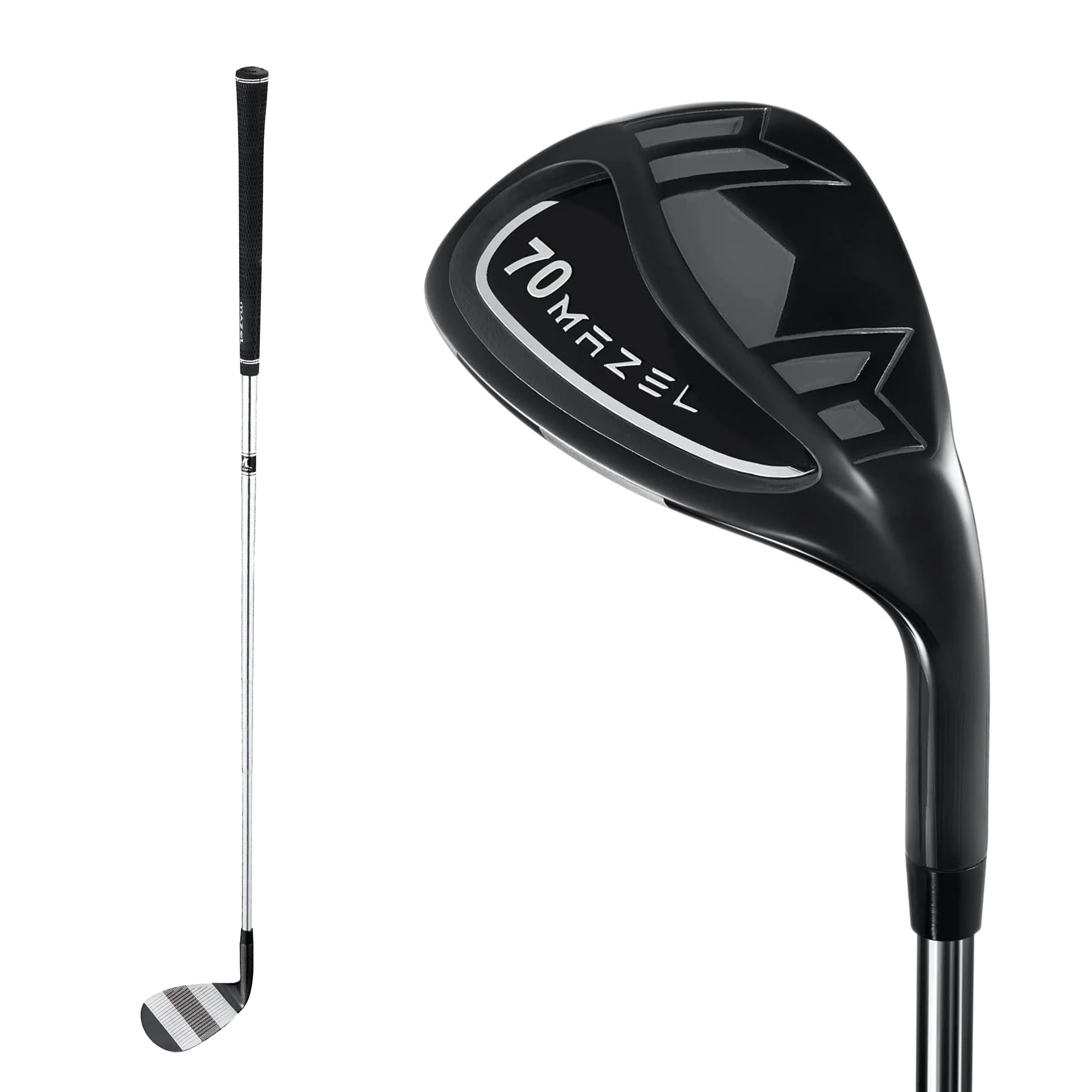 

MAZEL 70 Degrees Premium Sand Wedge,Big CNC Milled Face Golf Club Wedge