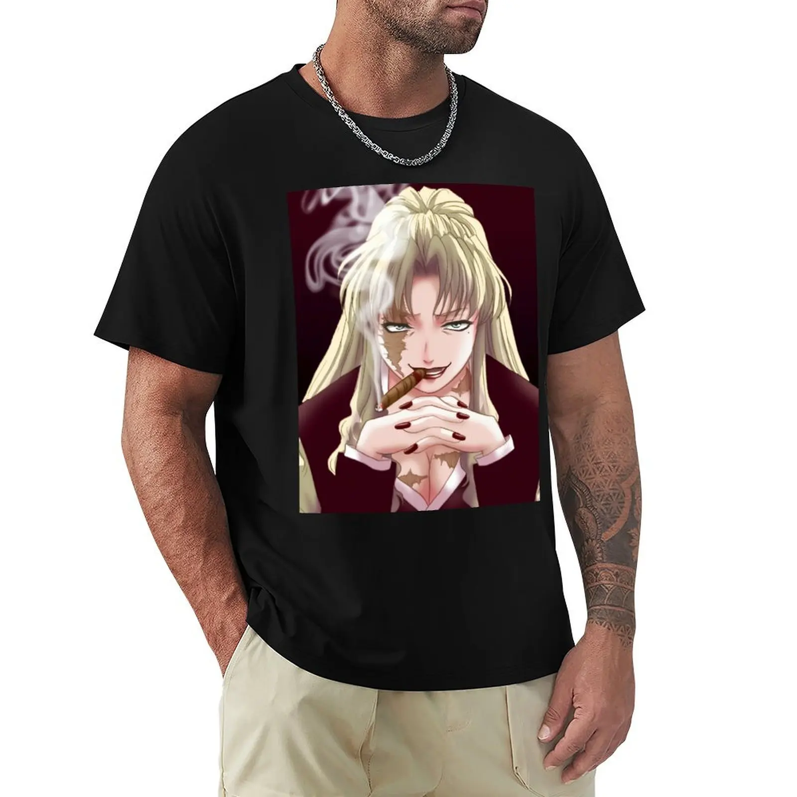 Camiseta Balalaika Black Lagoon Artwork, camiseta informal de larga duración