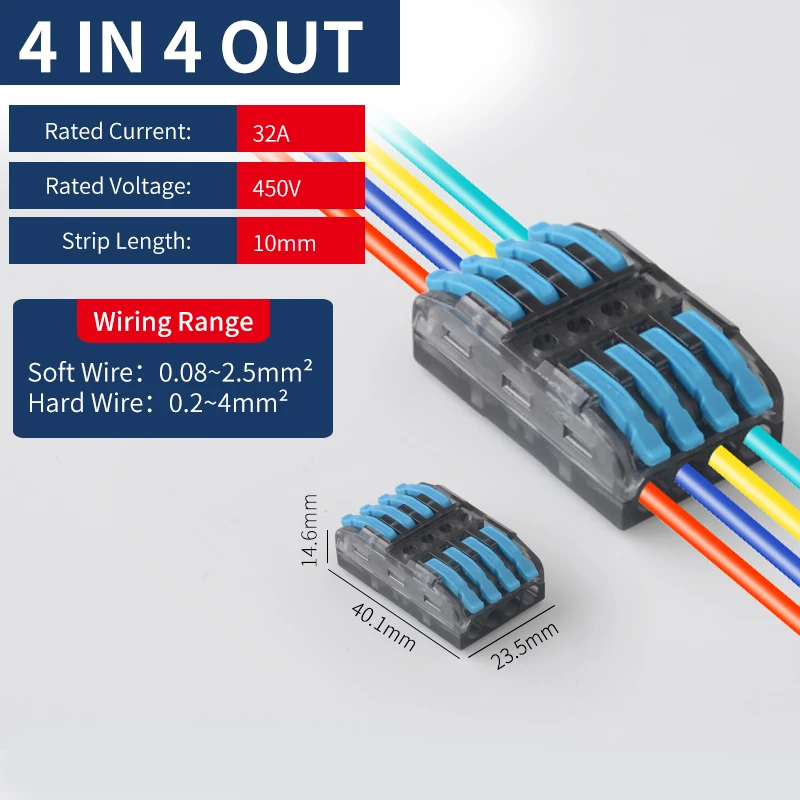 10PCS Wire Connecto…
