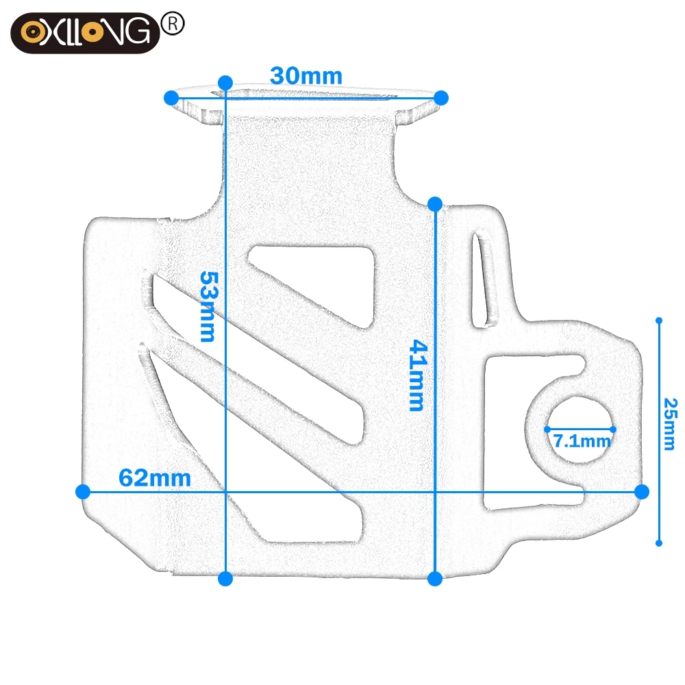 Motorcycle Rear Brake Oil Tank Cover Protector Guard For Aprilia Dorsoduro 900 Caponord 1200 Shiver 750 900 Tuono 125 RS4