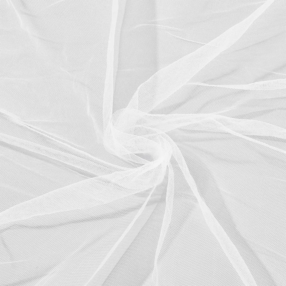 5.5x1.7 Yards Tulle Fabrics Chiffon Sheer Crepe Fabric 0.2mm Thick White Fabric Tulle Bolt Chinlon Tulle Sheer Voile Chiffon