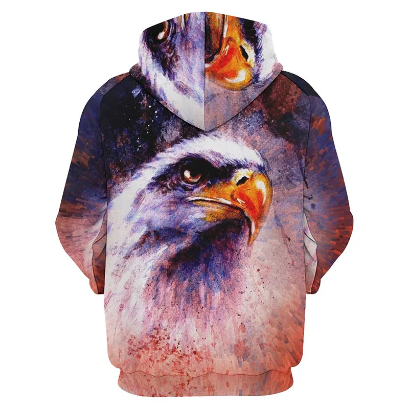 America Eagle Graphic Hoodie Men Clothing 3D Hawk Emblem Printed New in Hoodies Women Harajuku Fashion y2k Pullover Hooded Hoody