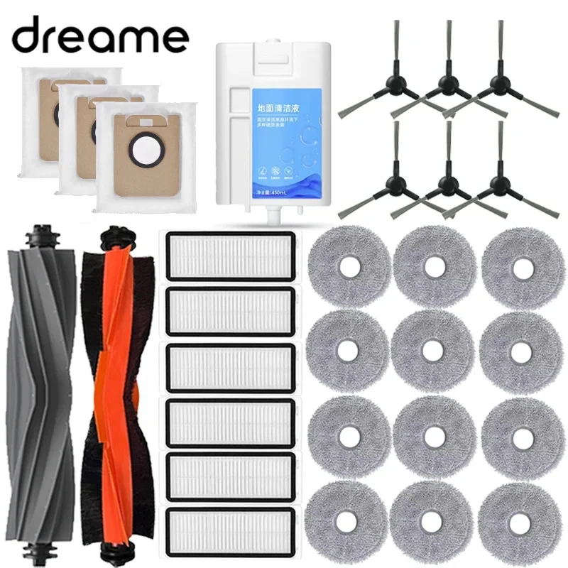 

Dreame Bot L30 Ultra L20 Ultra Robot Vacuum Spare Parts Consumables Main Side Brush Hepa Filter Mop Cloth Dust Bag Accessories