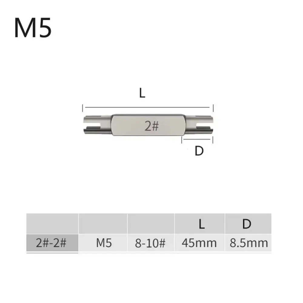 M4/5/6/8/10/12 Double Head Screw Remove Tools Hex Easy Removal Damaged Screw Tap Extractor Multifunctional Compact