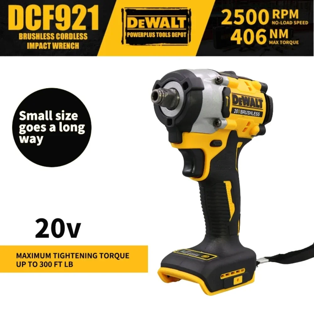 DEWALT DCF921 Cordless Wrench 20V MAX 1/2 in Cordless Impact Wrench Variable Speed Charging Wrench With battery DCF921N