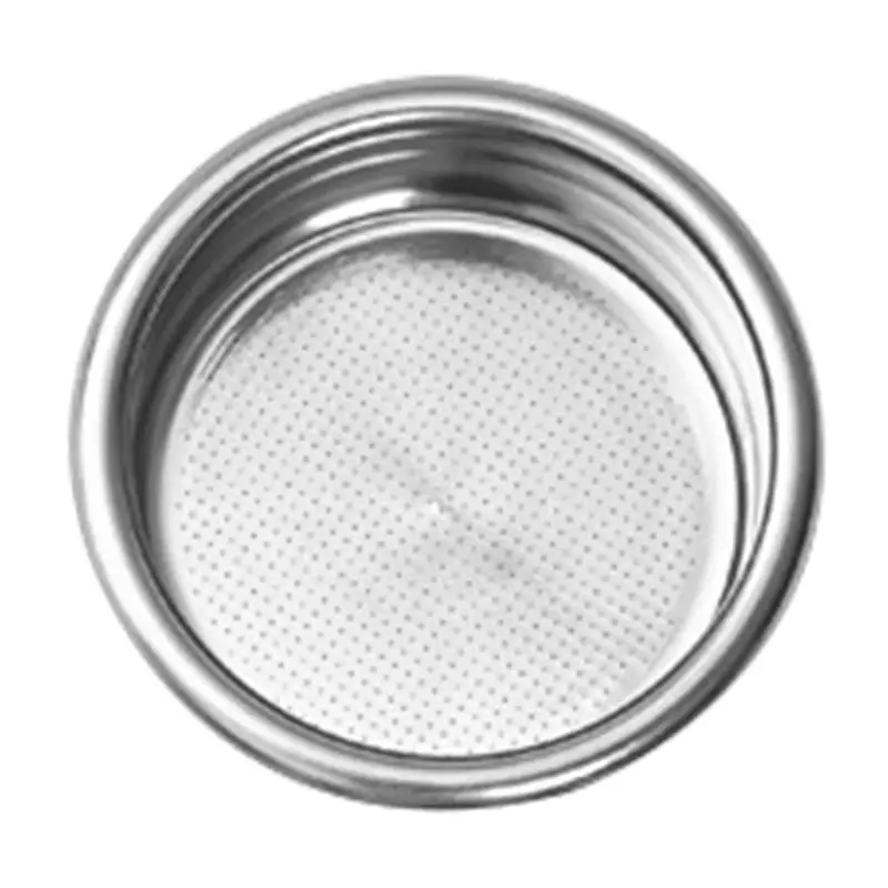M12K-Precision Powder Bowl 58.5MM Espresso Filter, Dual Layer Stainless Steel Coffee Basket, A