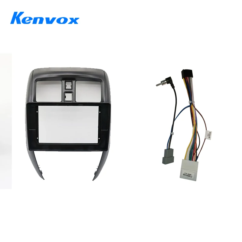 

kenvox For Nissan Versa Sedan 2015-2019 Car Radio Android MP5 Player Stereo Casing Frame 2Din Head Unit Fascia Dash Cover